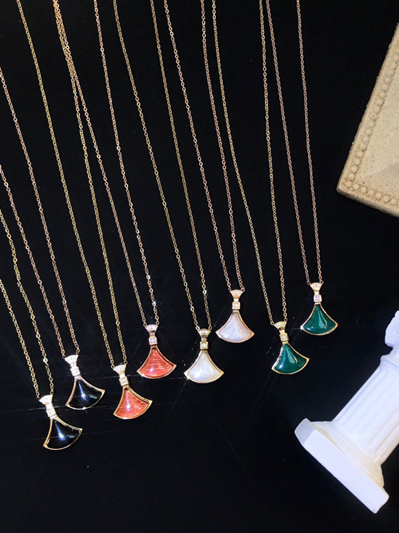 سلسال بولغاري ملون شيل سلسال bvlgari