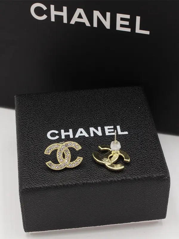 حلق شانيل زركون 583 حلق chanel