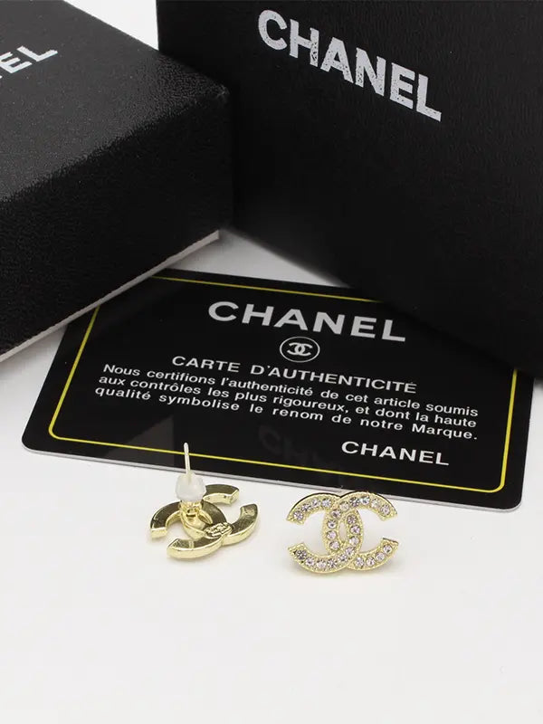 حلق شانيل زركون 583 حلق chanel