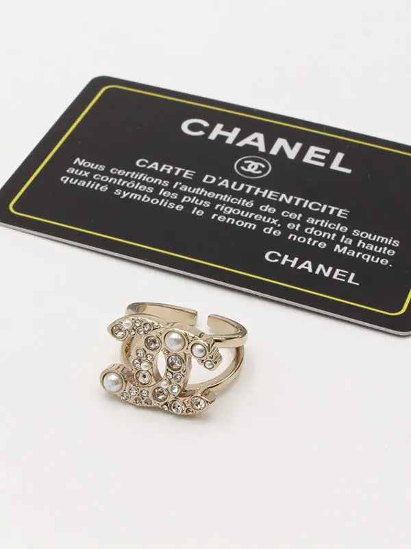 خاتم شانيل انيتك الجديد 534 خواتم chanel ذهبي