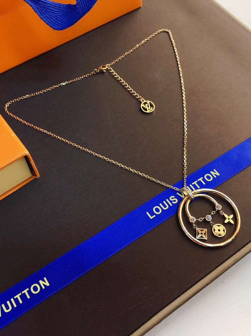 سلسال لويس فيتون دبل سيركلز سلسال louis vuitton