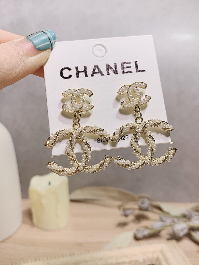 حلق شانيل 8038 حلق chanel