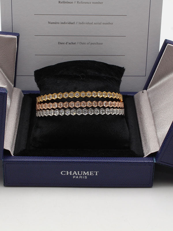اساور شومية 3 قطع ملونه زركون اسواره chaumet