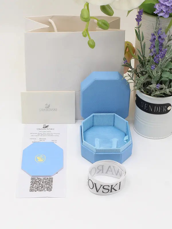 ملحقات سواروفسكي بلو فيرجن للحلق هدايا Swarovski