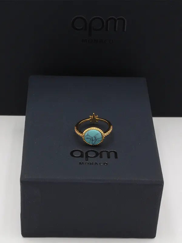 خاتم اي بي ام حجر طبيعي الجديد ماستر خواتم APM