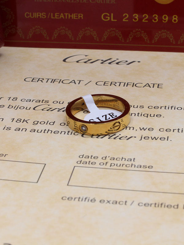 دبله كارتير لوقو زركون slim خواتم CARTIER