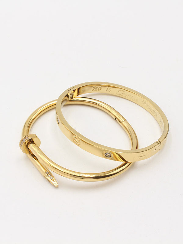 اسوارة كارتير مسمار مع اسواره لوف زركون اسواره CARTIER