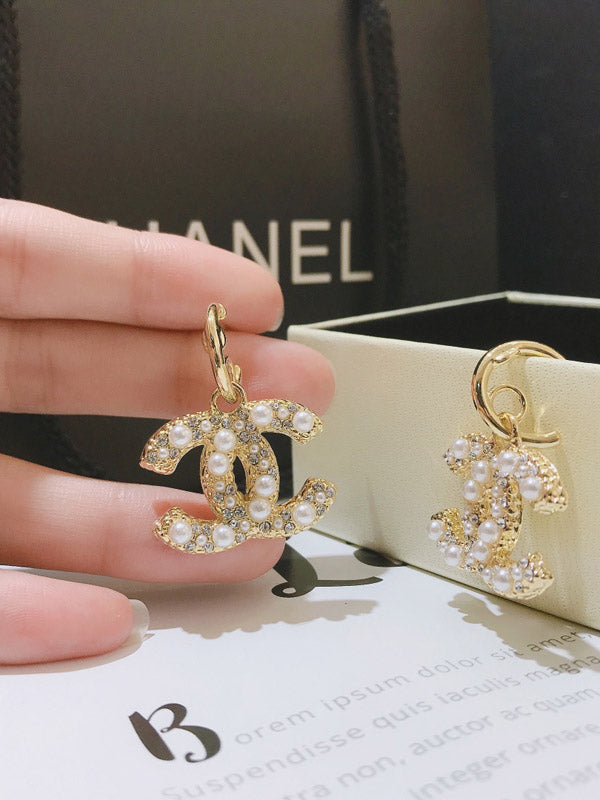 حلق شانيل 2675 حلق chanel ذهبي
