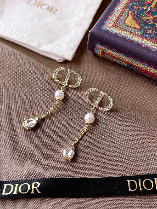 حلق ديور لولو طويل حلق dior