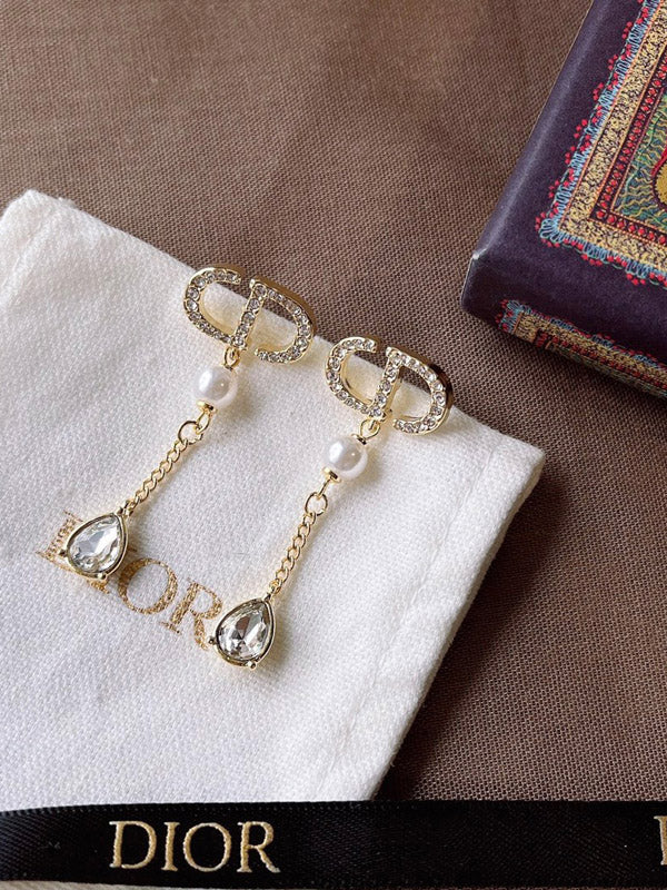 حلق ديور لولو طويل حلق dior