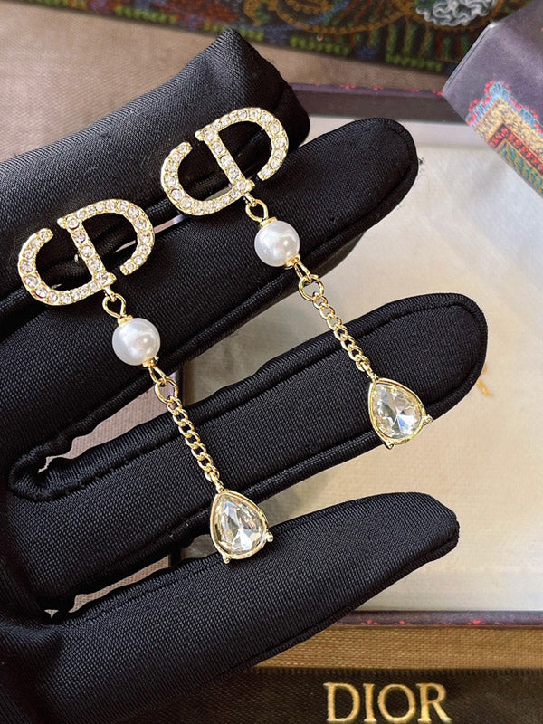 حلق ديور لولو طويل حلق dior