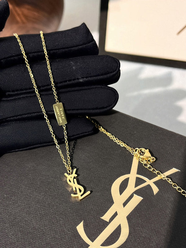 سلسال ايف سان لوران سلسال ysl ذهبي