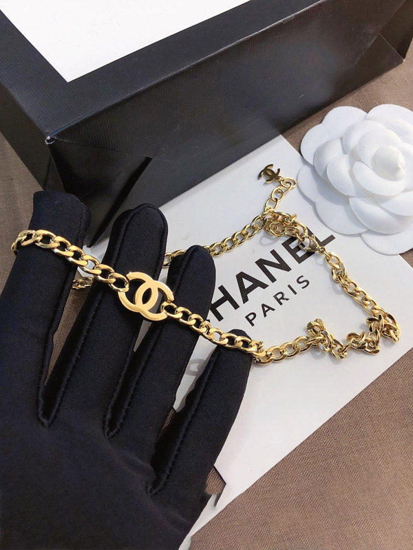 سلسال شانيل جنزير 152 سلسال chanel ذهبي