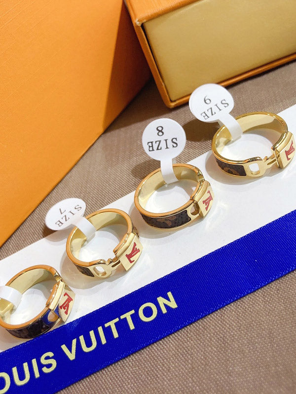 خاتم لويس فيتون رد لوقو خواتم louis vuitton
