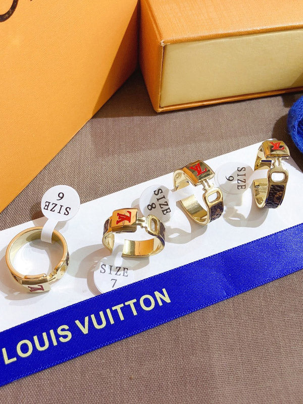 خاتم لويس فيتون رد لوقو خواتم louis vuitton