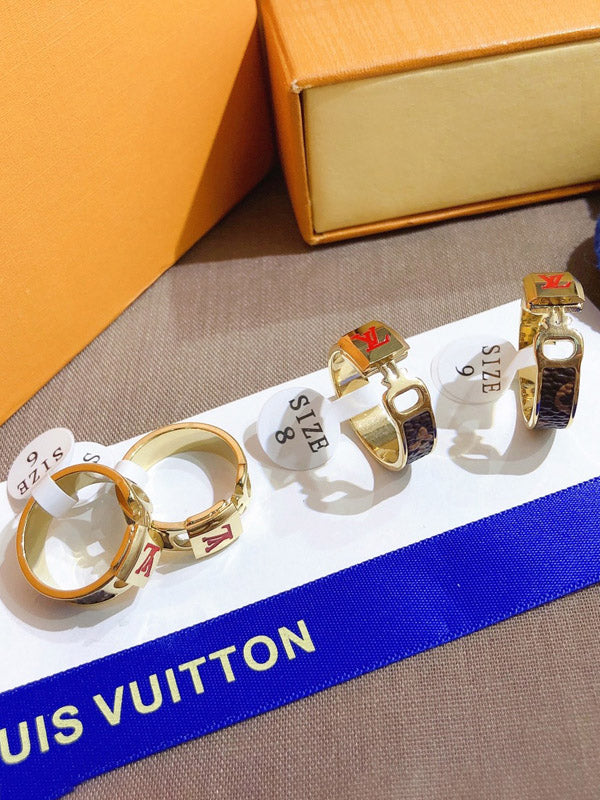 خاتم لويس فيتون رد لوقو خواتم louis vuitton