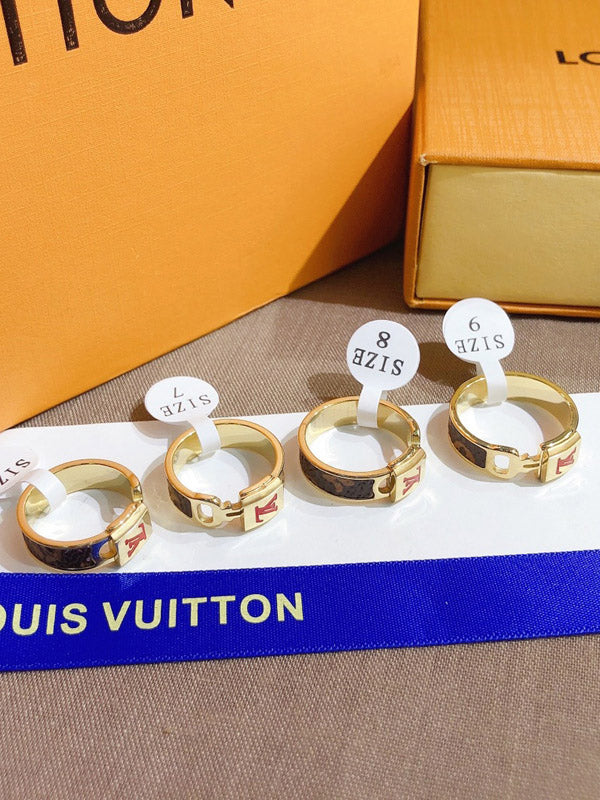 خاتم لويس فيتون رد لوقو خواتم louis vuitton