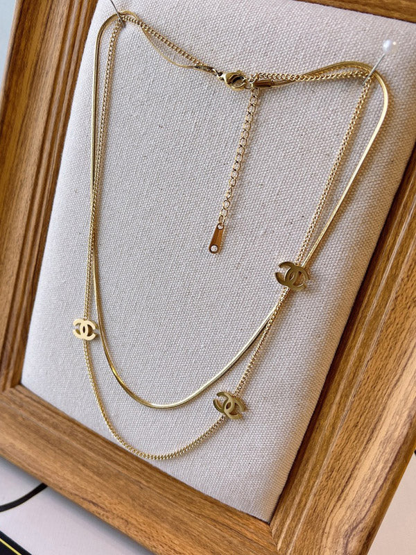 سلسال شانيل دبل شاين سلسال chanel