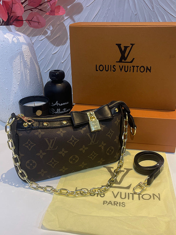 شنطة لويس فيتون صغيره فيونكه شنط وحقائب louis vuitton bags بني