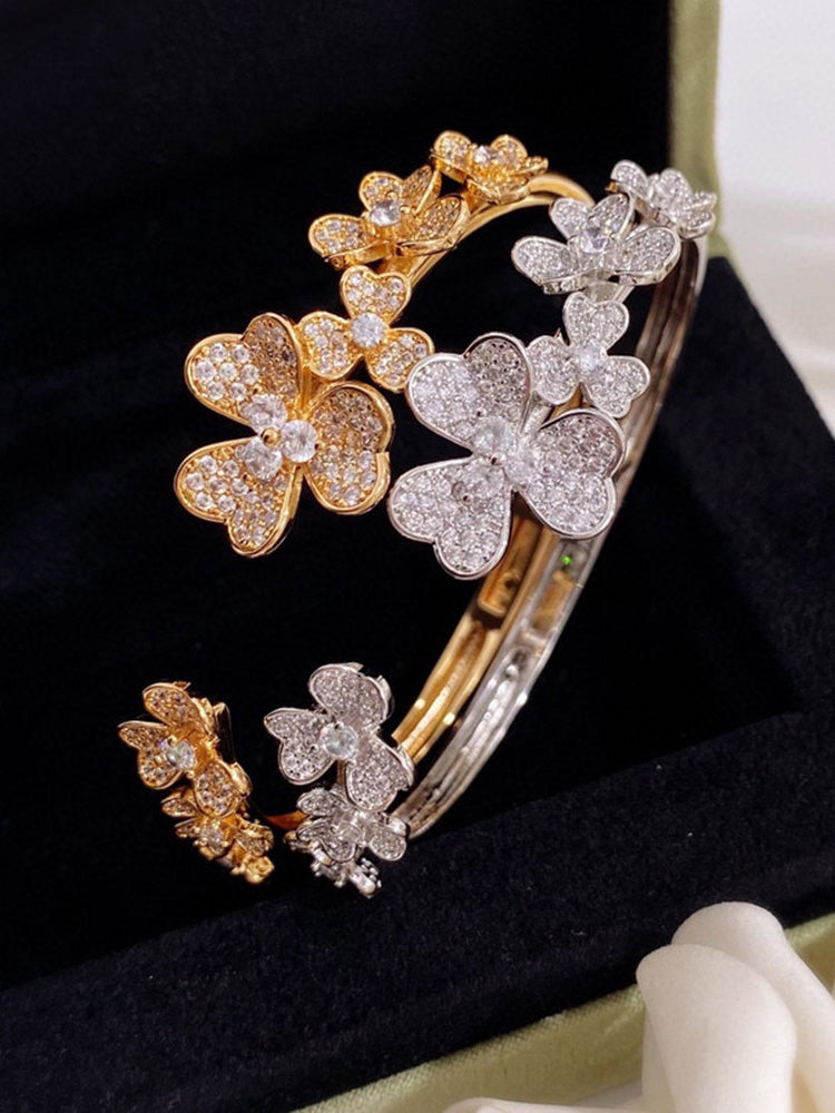 اسواره فان كليف زركون ملتي فلاور اسواره van cleef