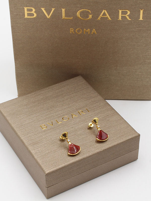 حلق بولغاري حجر طبيعي حلق bvlgari