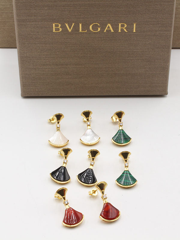 حلق بولغاري حجر طبيعي حلق bvlgari