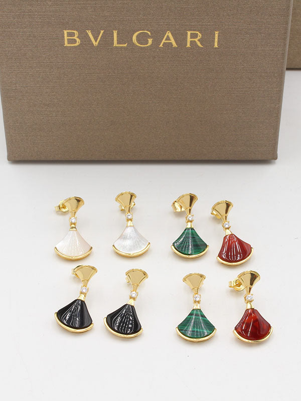 حلق بولغاري حجر طبيعي حلق bvlgari