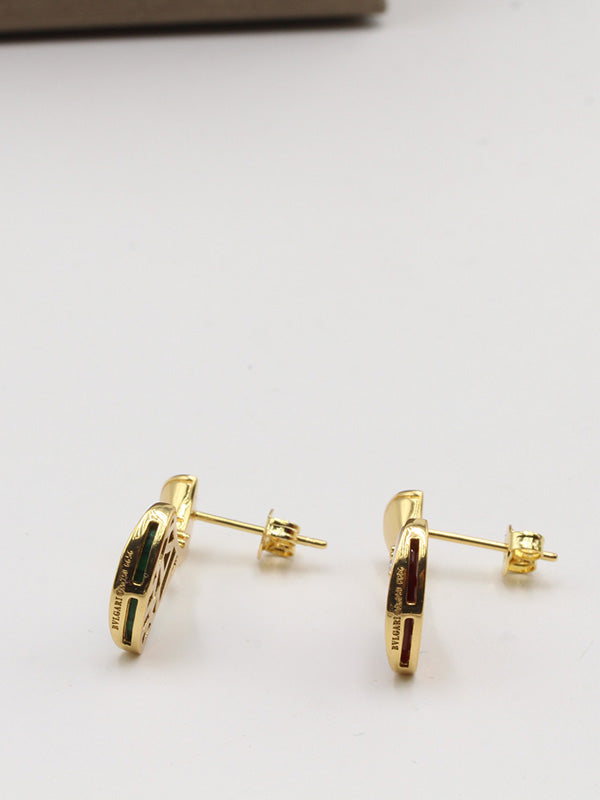 حلق بولغاري حجر طبيعي حلق bvlgari