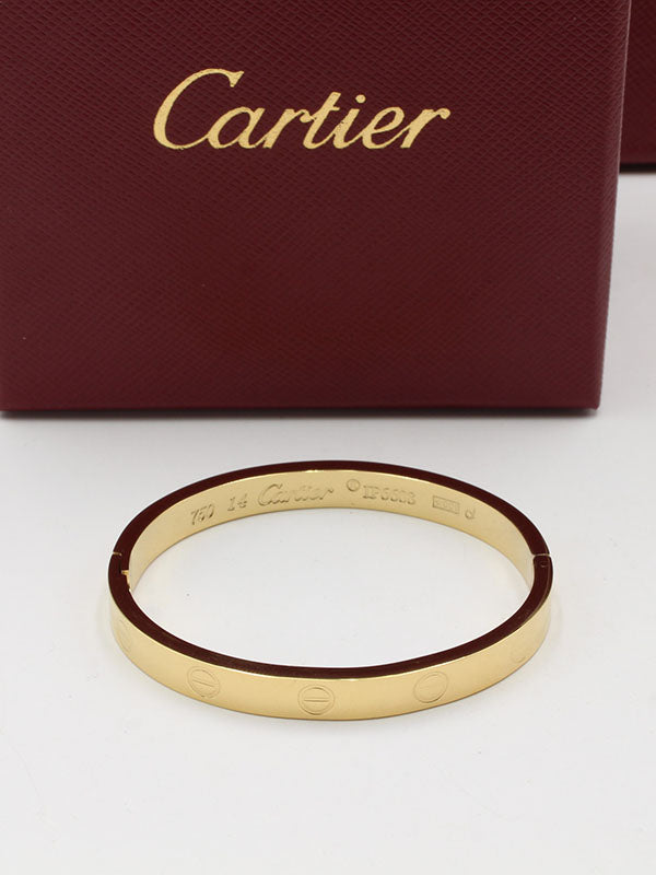 اسواره كارتير مقاس صغير بناتي مقاس 13 لوقو اسواره CARTIER ذهبي