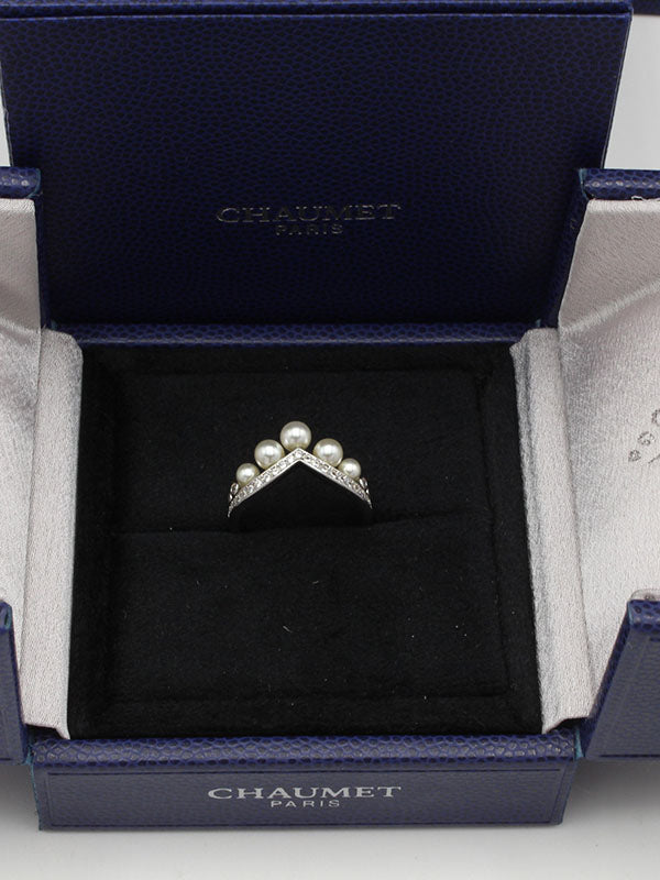 خاتم شومية لولو زركون خواتم chaumet فضي 6