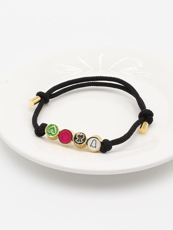 اسواره ملونه خيط اسود اسواره jewel اسود