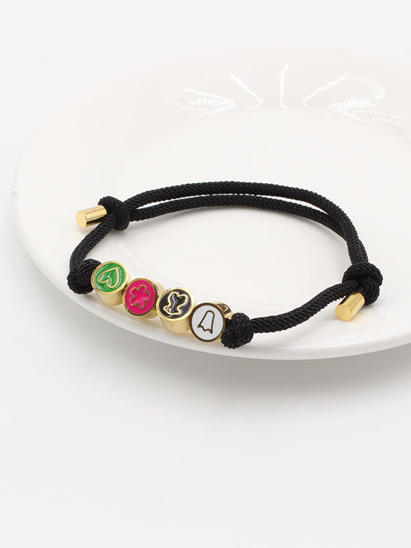 اسواره ملونه خيط اسود اسواره jewel