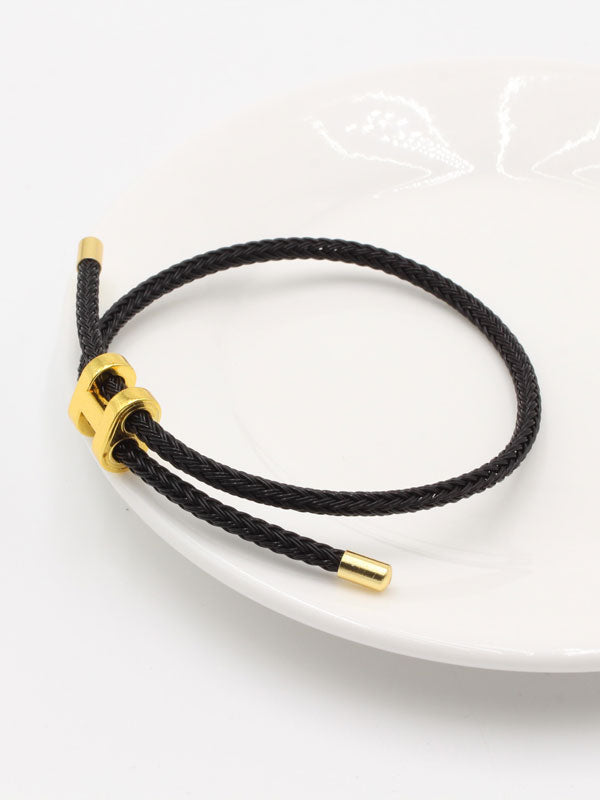 اسوارة هيرمز جلد اسود اسواره HERMES