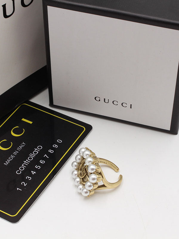 خاتم قوتشي لولو برونزي خواتم gucci