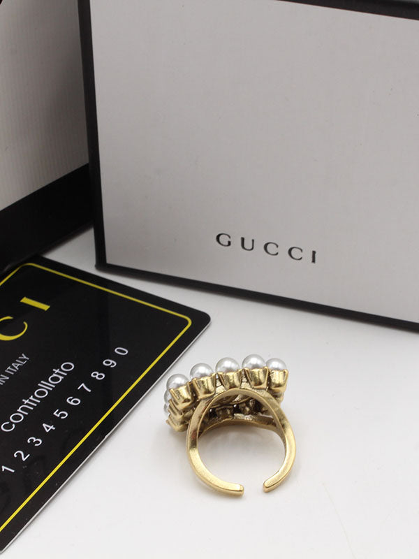 خاتم قوتشي لولو برونزي خواتم gucci