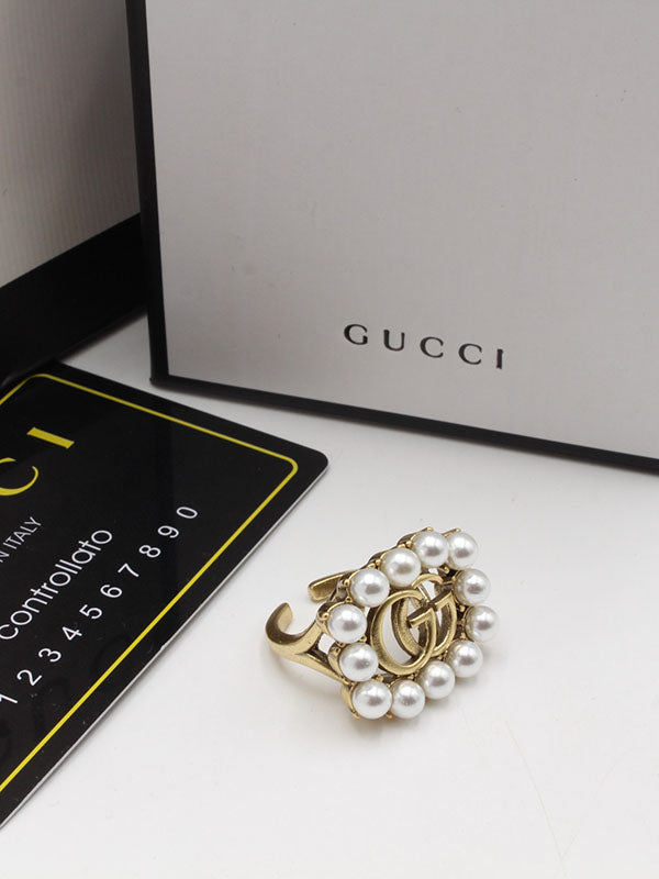 خاتم قوتشي لولو برونزي خواتم gucci