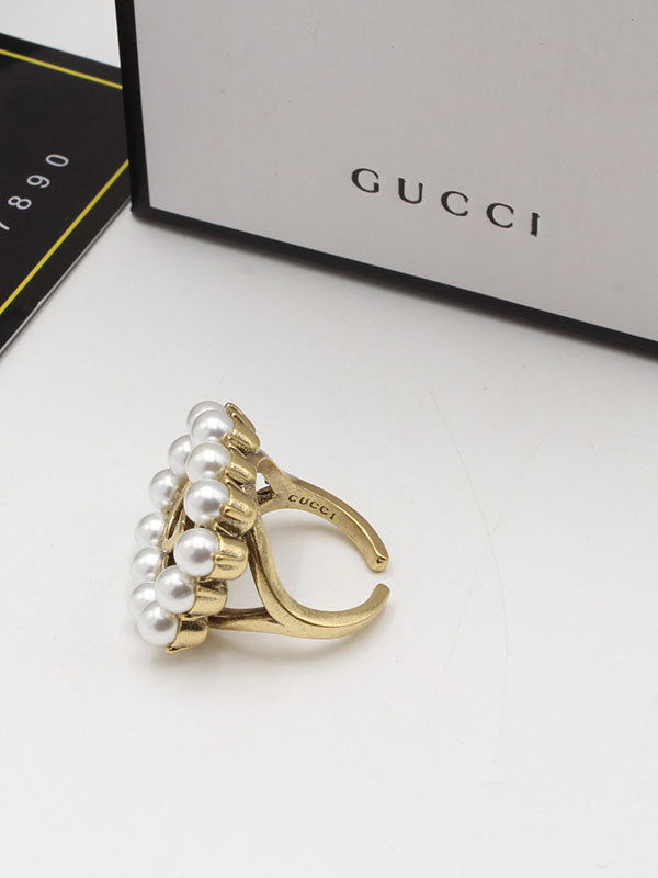 خاتم قوتشي لولو برونزي خواتم gucci