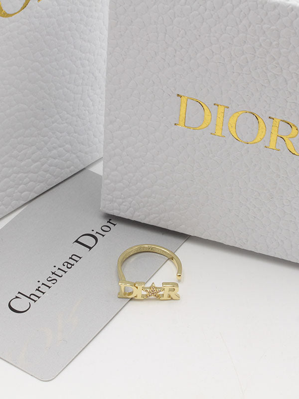 خاتم ديور تكست لوقو خواتم dior