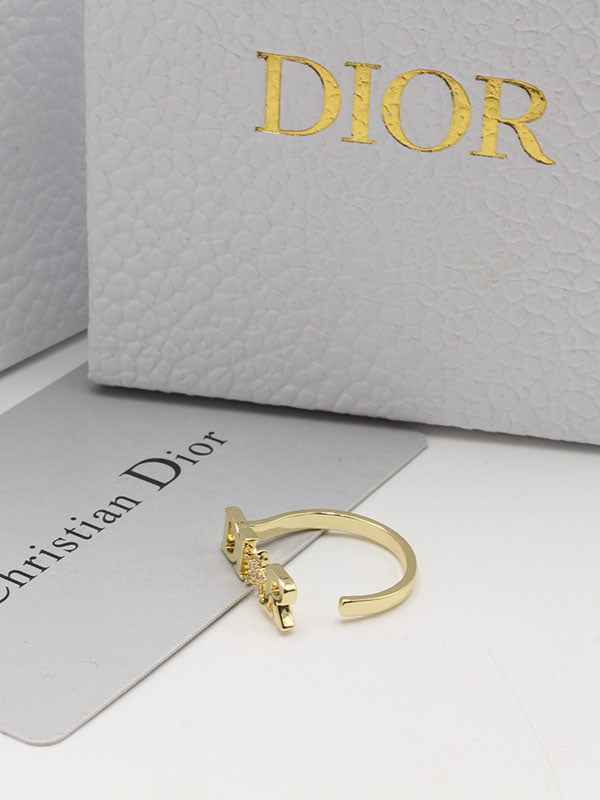 خاتم ديور تكست لوقو خواتم dior