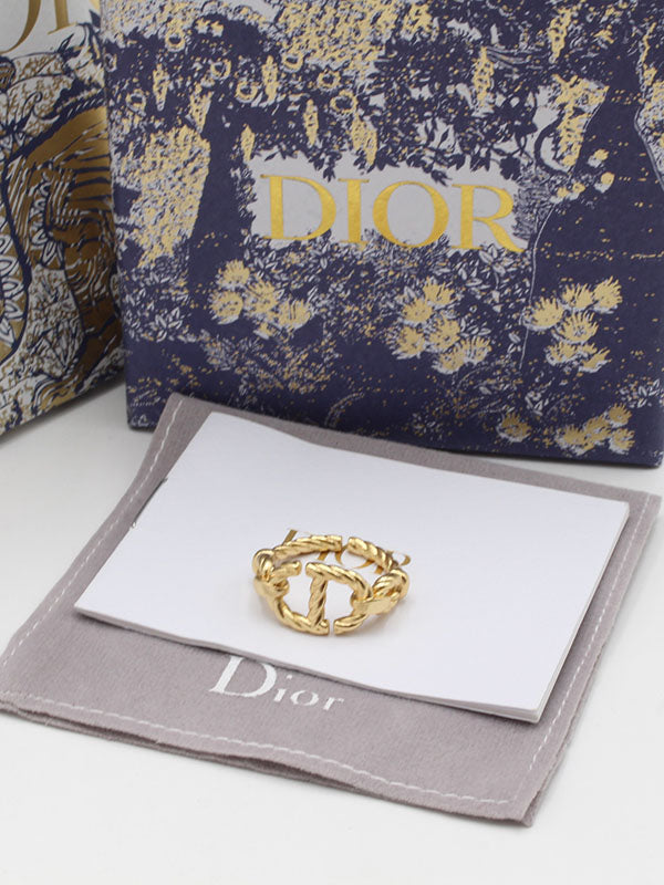 خاتم ديور لوقو ميتال خواتم dior