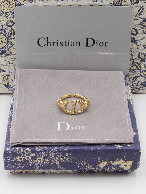 خاتم ديور لوقو ميتال خواتم dior