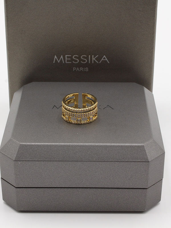 خاتم ميسيكا زركون عريض خواتم messika