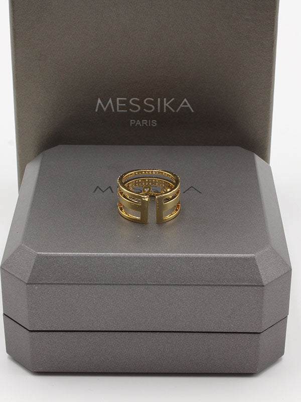 خاتم ميسيكا زركون عريض خواتم messika ذهبي