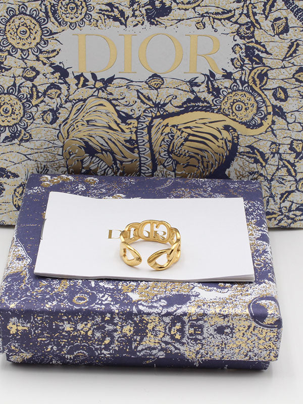 خواتم ديور سي دي ذهبي خواتم dior