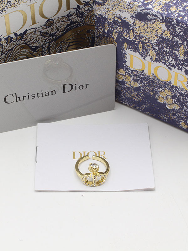 خاتم ديور وذ ستون لوقو خواتم dior