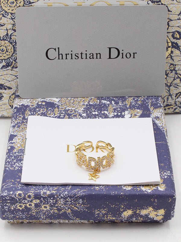خاتم ديور كريستال ستار خواتم dior