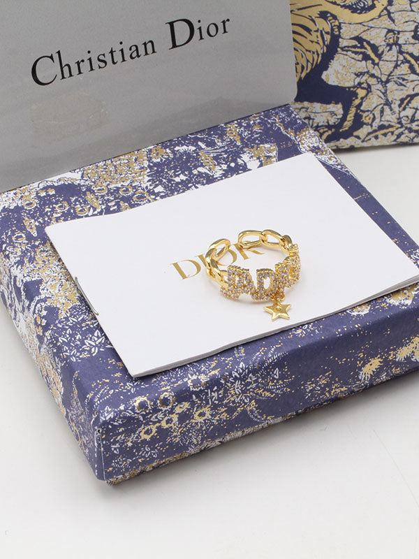 خاتم ديور كريستال ستار خواتم dior
