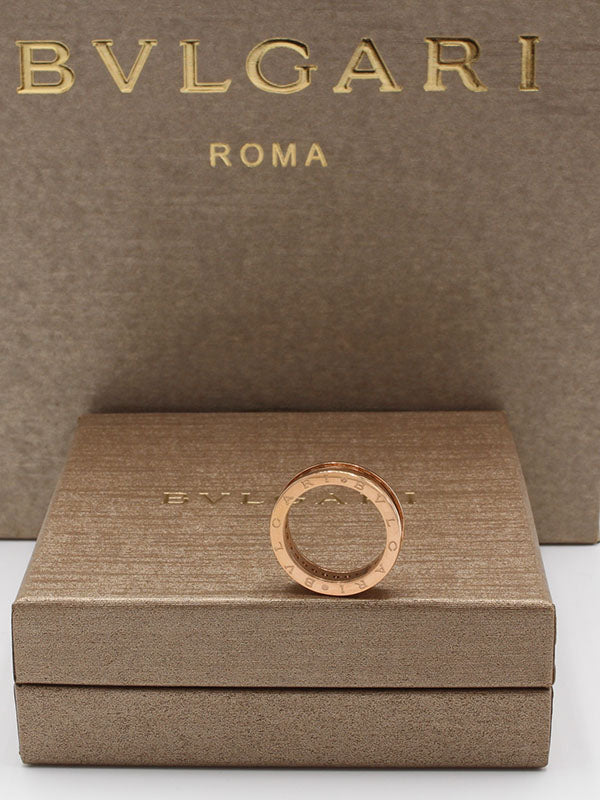 دبله بولغاري زركون روز قولد خواتم bvlgari