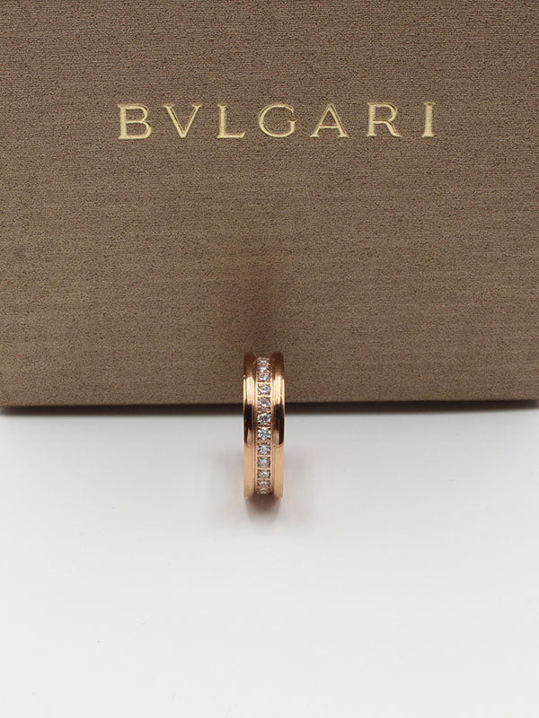 دبله بولغاري زركون روز قولد خواتم bvlgari