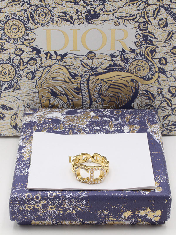 خاتم ديور لوقو بيرل خواتم dior